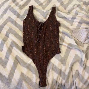 Patterned bodysuit!